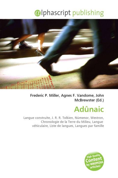 Knjiga Adûnaic Agnes F. Vandome