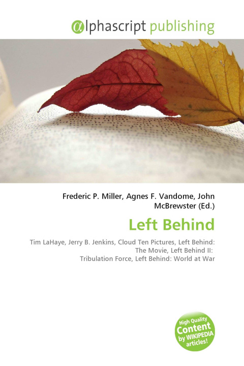 Kniha Left Behind Agnes F. Vandome