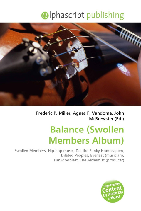 Knjiga Balance (Swollen Members Album) Agnes F. Vandome