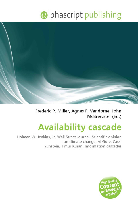 Knjiga Availability cascade Agnes F. Vandome