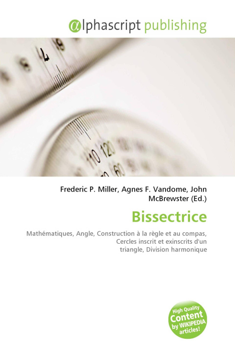 Kniha Bissectrice Agnes F. Vandome