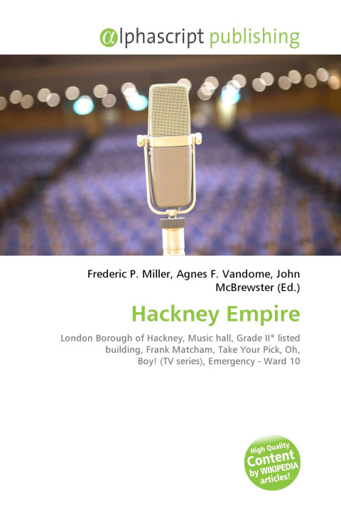 Kniha Hackney Empire Agnes F. Vandome