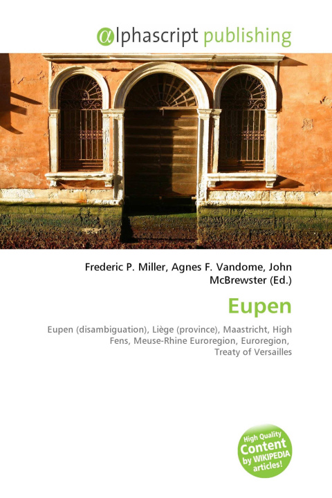 Kniha Eupen Agnes F. Vandome