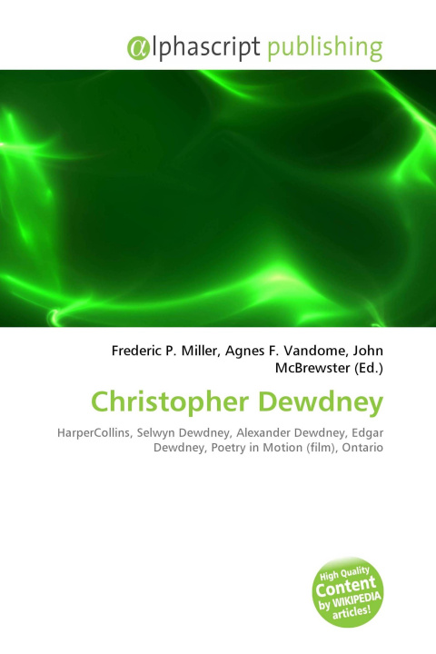 Book Christopher Dewdney Agnes F. Vandome