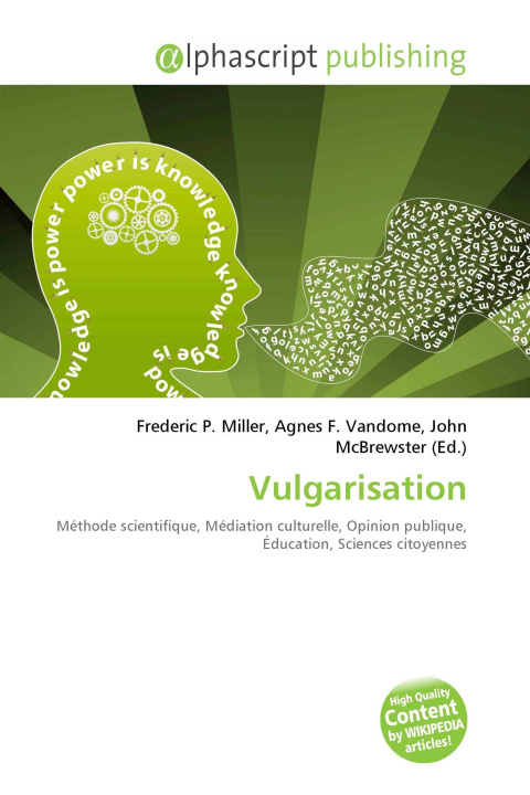 Kniha Vulgarisation Agnes F. Vandome