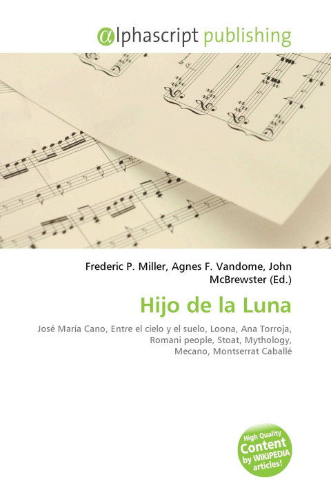 Книга Hijo de la Luna Agnes F. Vandome