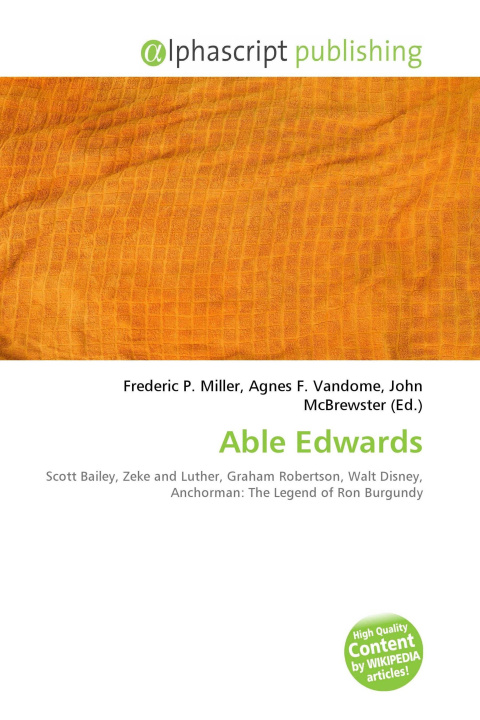 Kniha Able Edwards Agnes F. Vandome