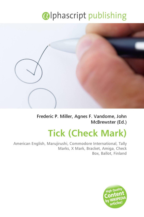 Kniha Tick (Check Mark) Agnes F. Vandome