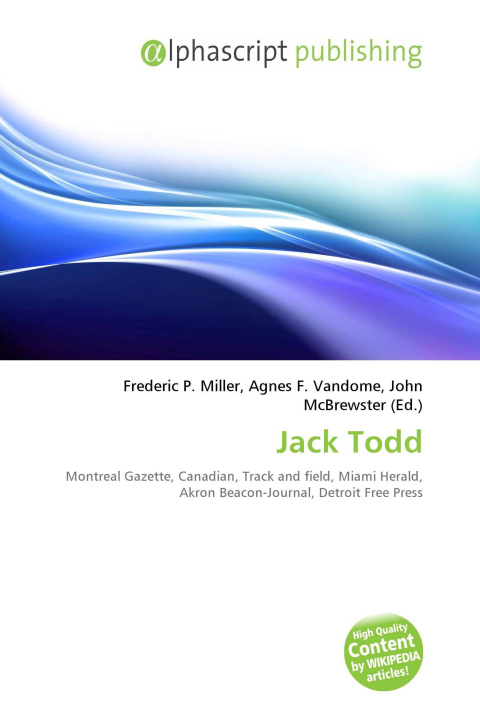 Kniha Jack Todd Agnes F. Vandome