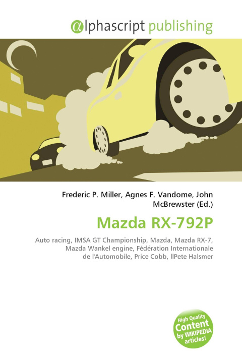 Kniha Mazda RX-792P Agnes F. Vandome
