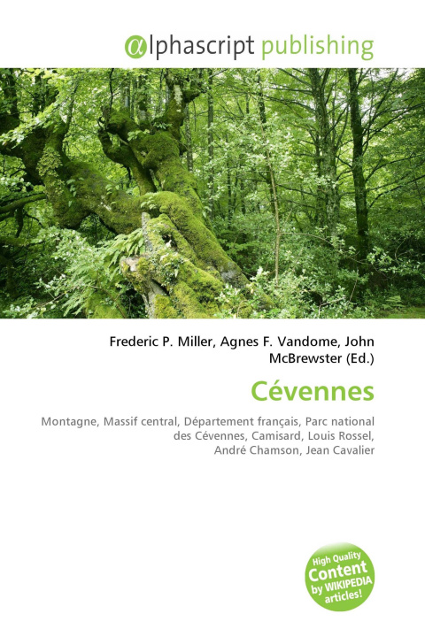 Kniha Cévennes Agnes F. Vandome
