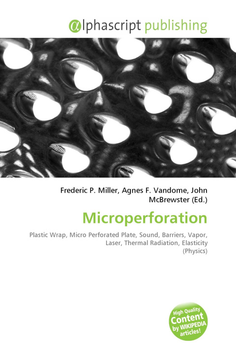 Kniha Microperforation Agnes F. Vandome