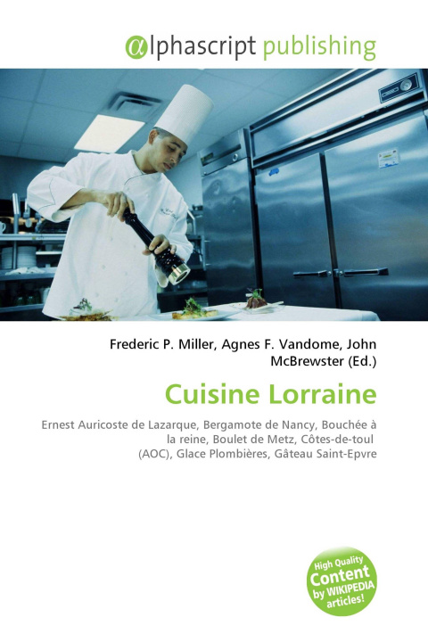 Kniha Cuisine Lorraine Agnes F. Vandome