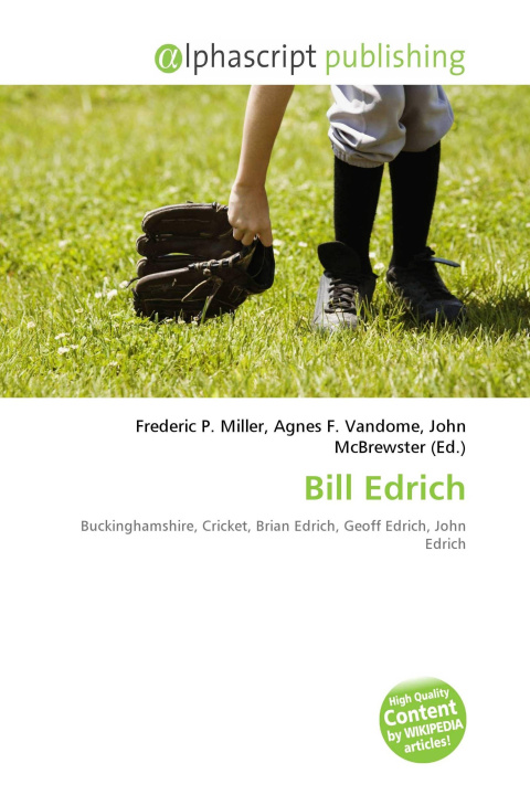 Book Bill Edrich Agnes F. Vandome