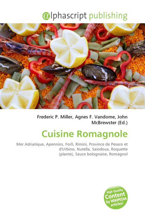 Kniha Cuisine Romagnole Agnes F. Vandome