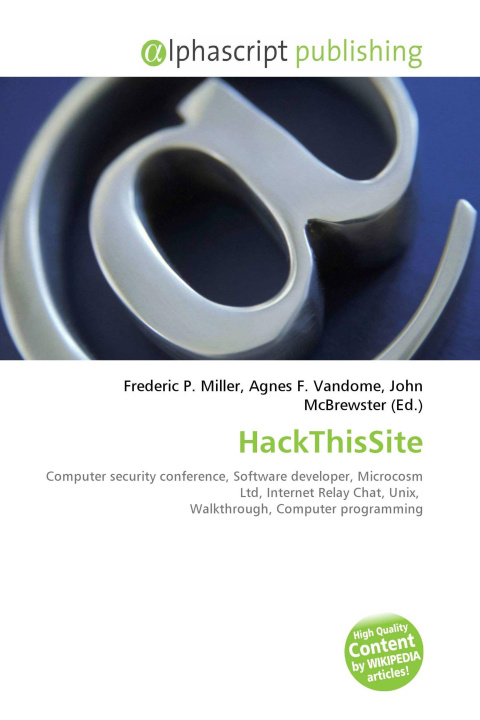 Knjiga HackThisSite Agnes F. Vandome
