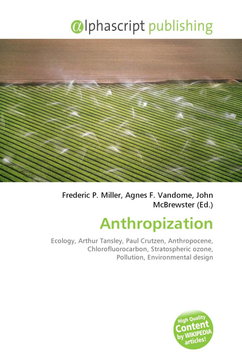 Kniha Anthropization Agnes F. Vandome