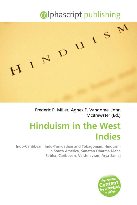 Knjiga Hinduism in the West Indies Agnes F. Vandome
