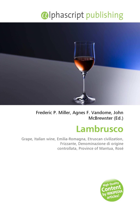Book Lambrusco Agnes F. Vandome