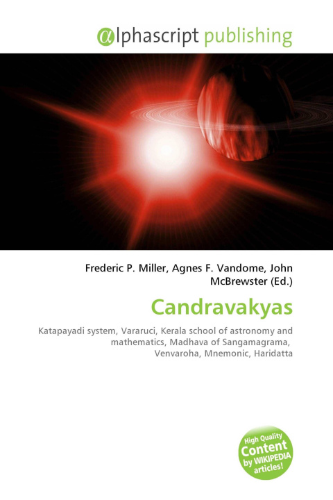 Kniha Candravakyas Agnes F. Vandome