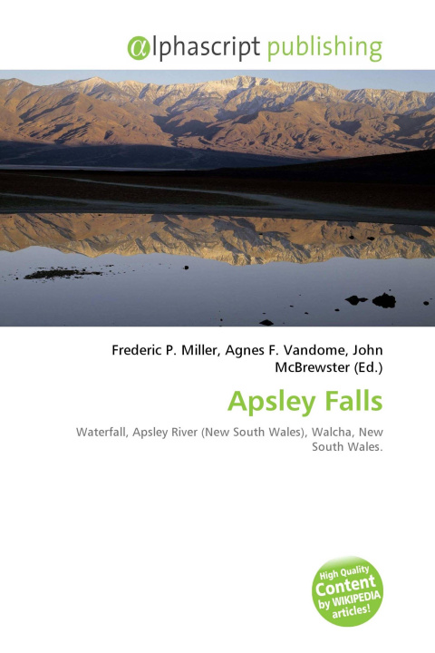 Kniha Apsley Falls Agnes F. Vandome