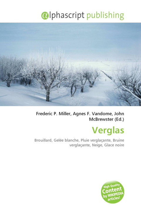 Book Verglas Agnes F. Vandome