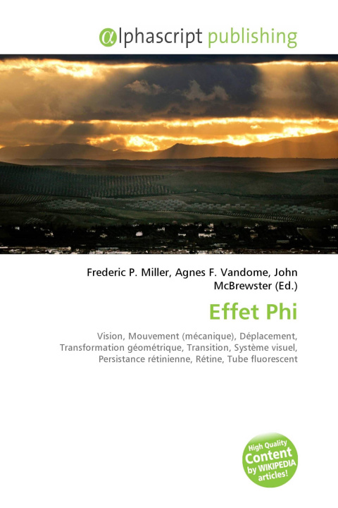 Kniha Effet Phi Agnes F. Vandome