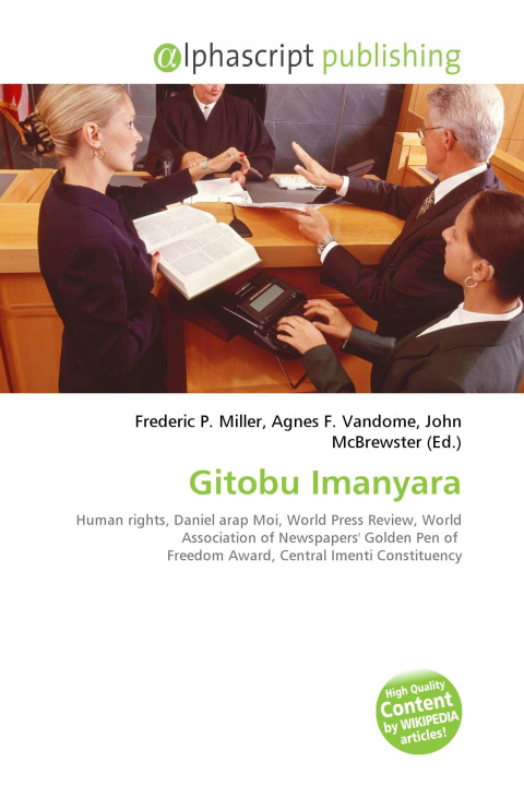 Book Gitobu Imanyara Agnes F. Vandome