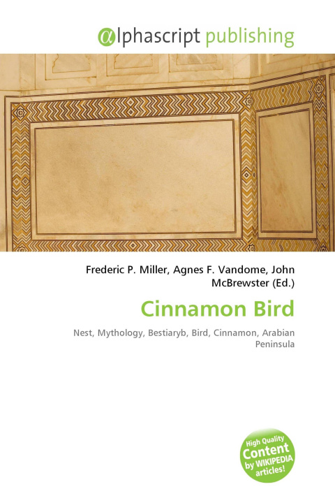 Knjiga Cinnamon Bird Agnes F. Vandome