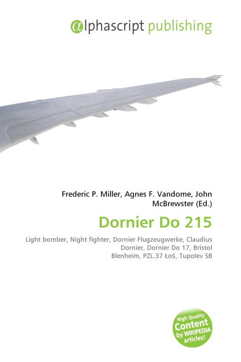 Kniha Dornier Do 215 Agnes F. Vandome