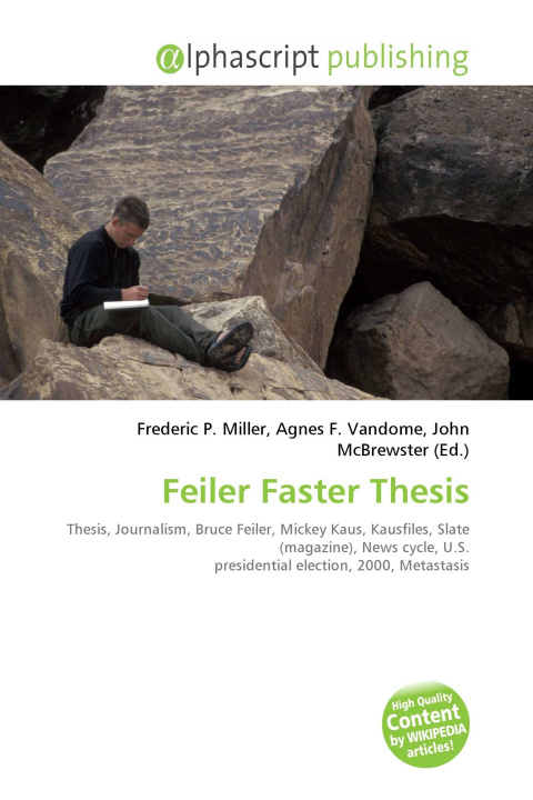 Kniha Feiler Faster Thesis Agnes F. Vandome