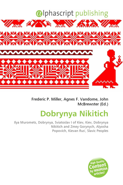 Kniha Dobrynya Nikitich Agnes F. Vandome