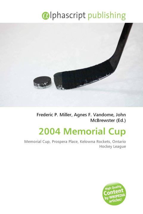 Book 2004 Memorial Cup Agnes F. Vandome