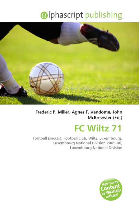 Kniha FC Wiltz 71 Agnes F. Vandome