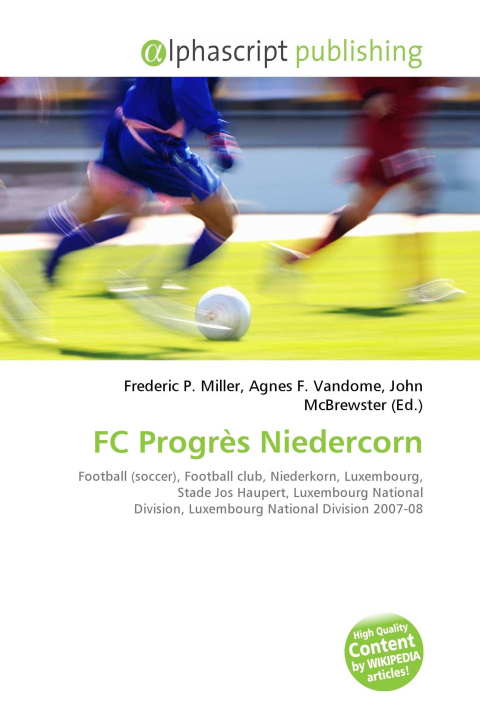 Kniha FC Progrès Niedercorn Agnes F. Vandome