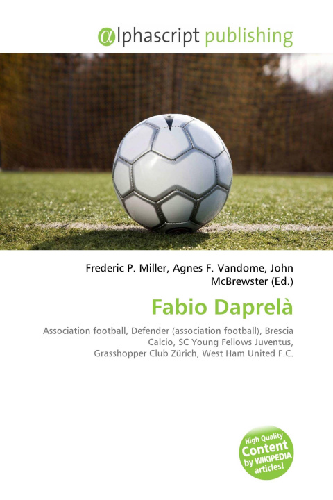 Kniha Fabio Daprelà Agnes F. Vandome
