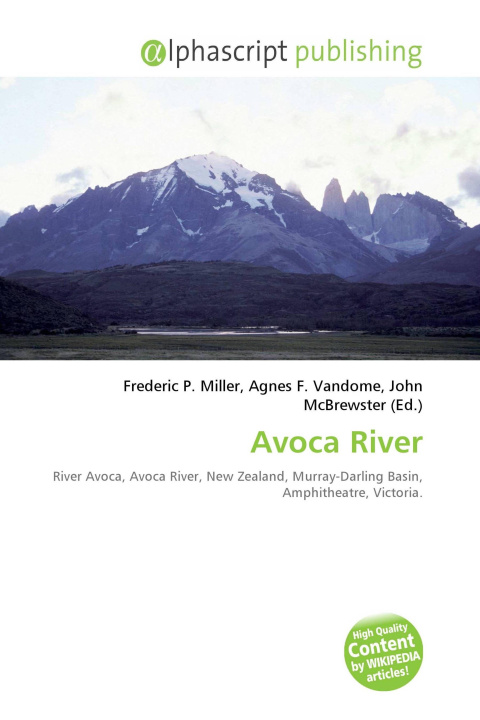 Book Avoca River Agnes F. Vandome