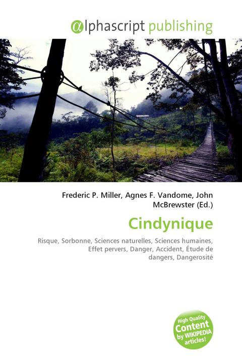 Kniha Cindynique Agnes F. Vandome