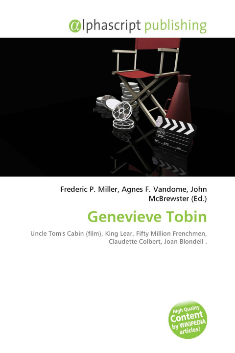 Book Genevieve Tobin Agnes F. Vandome