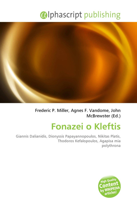Kniha Fonazei o Kleftis Agnes F. Vandome