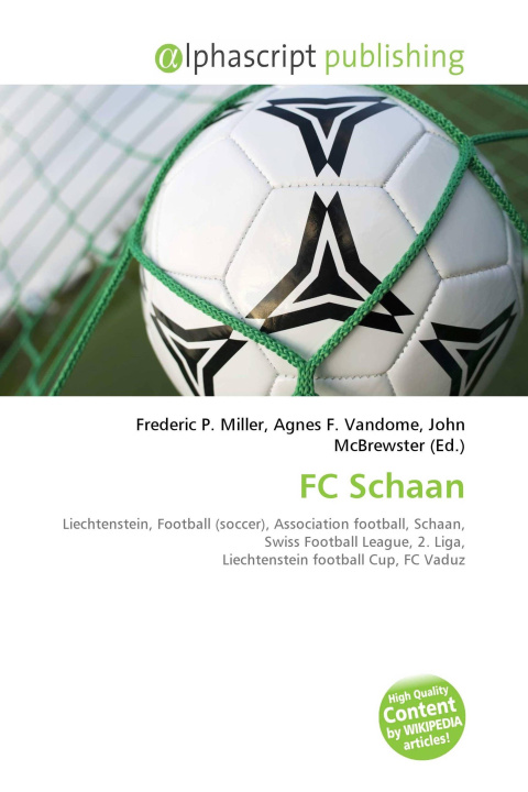 Kniha FC Schaan Agnes F. Vandome