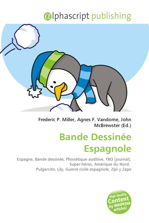 Книга Bande Dessinée Espagnole Agnes F. Vandome