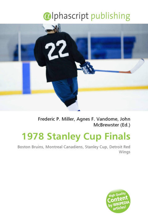 Book 1978 Stanley Cup Finals Agnes F. Vandome