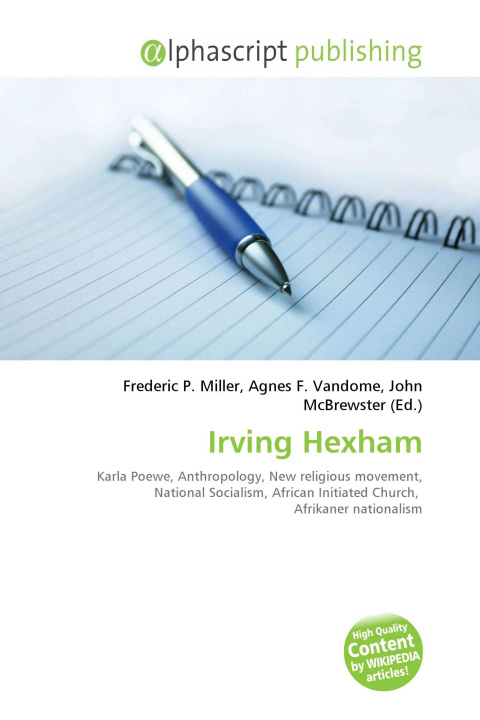 Kniha Irving Hexham Agnes F. Vandome