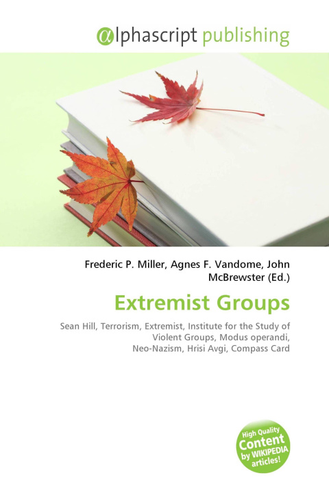 Kniha Extremist Groups Agnes F. Vandome
