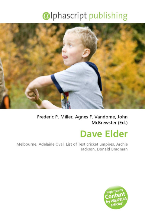 Kniha Dave Elder Agnes F. Vandome