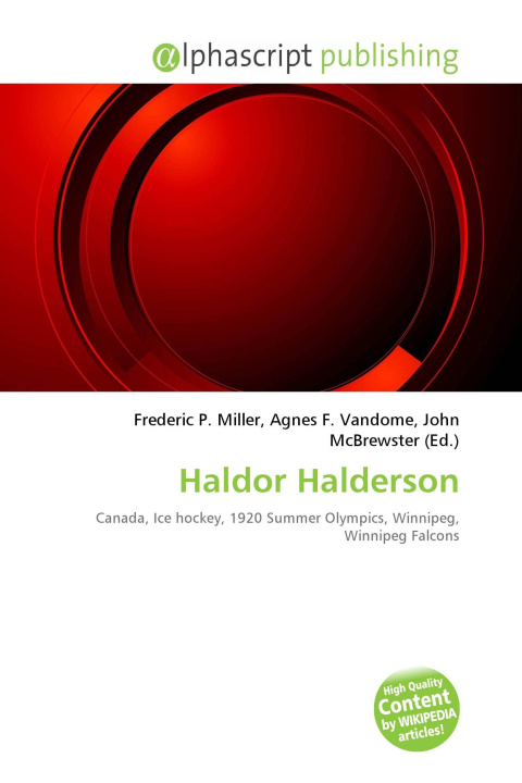 Книга Haldor Halderson Agnes F. Vandome
