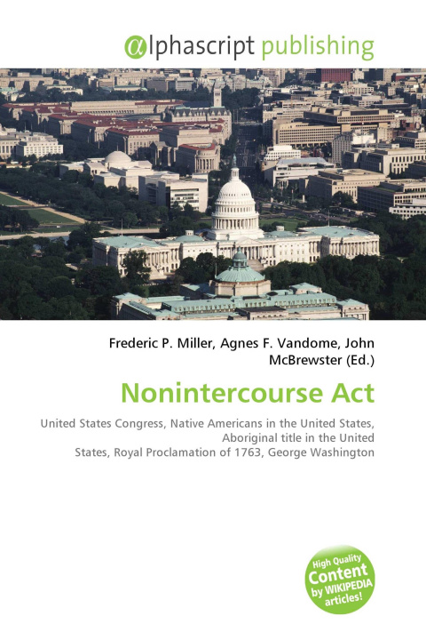 Kniha Nonintercourse Act Agnes F. Vandome