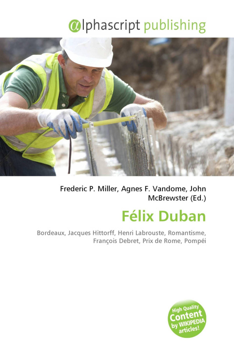 Kniha Félix Duban Agnes F. Vandome