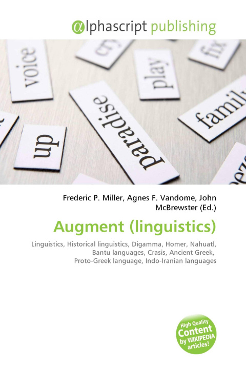 Kniha Augment (linguistics) Agnes F. Vandome